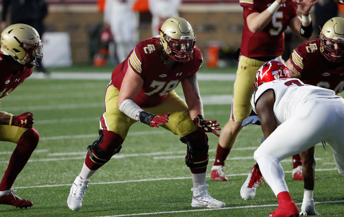 Tyler Vrabel is an NFL-ready tackle with high-level potential; he can be an early-round selection in 2022.